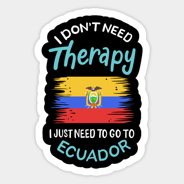 Ecuador Sticker by KAWAIITEE